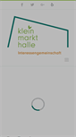 Mobile Screenshot of kleinmarkthalle.de